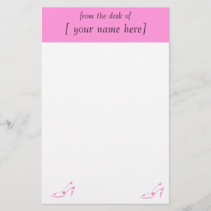 Papeterie Conceptions de papier de rose d'amant de chaussure