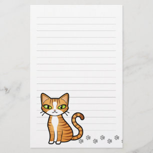 Papeterie Concevez votre propre chat de bande dessinée