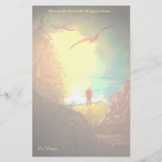 Papeterie Confiance dans le seigneur Stationery (Devant)