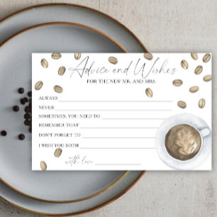 Papeterie Conseils et vœux de mariage pour un shower de mari