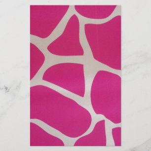 Papeterie Copie rose de girafe