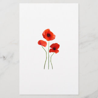 Papeterie coquelicot -poppy