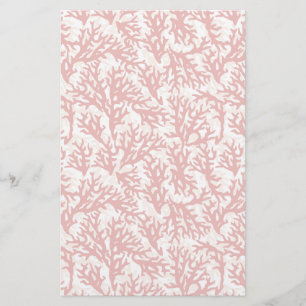 Papeterie Corail rouge Motif 2