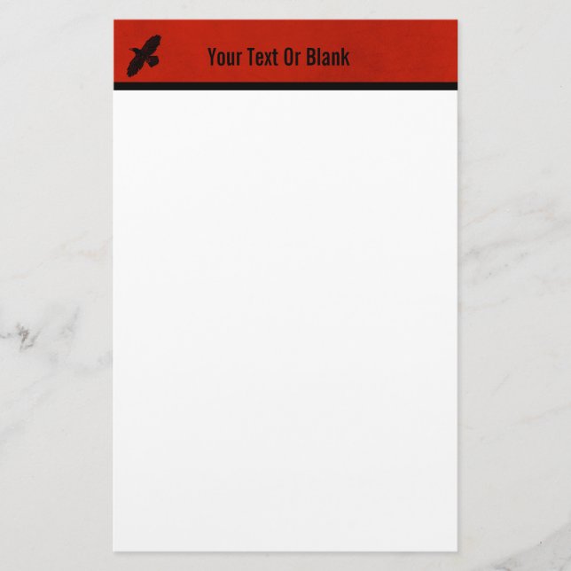 Papeterie Corbeau rouge (Devant)