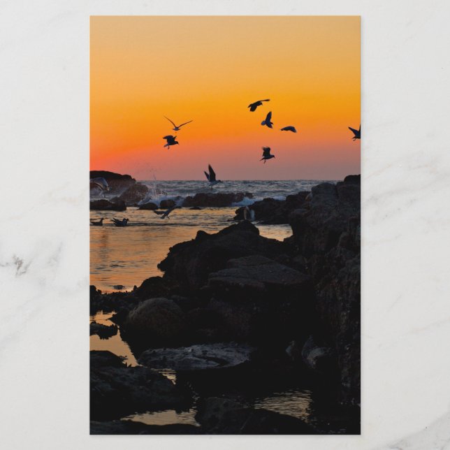 Papeterie Coucher du soleil (Devant)