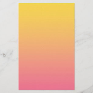 Papeterie Couleur Rose Jaune