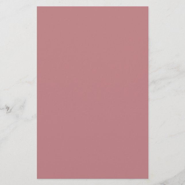 Papeterie Couleur solide Rose poussiéreux (Devant)
