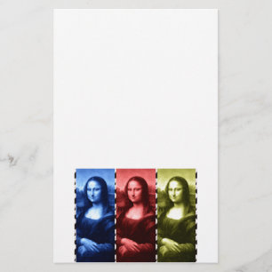 Papeterie Couleurs primaires Mona Lisa Poster de animal