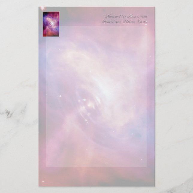 Papeterie Crab Pulsar - Étoile de neutrons (Devant)