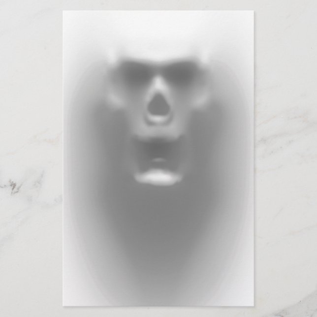 Papeterie crâne effrayant (Devant)