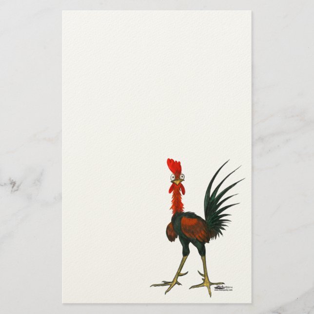 Papeterie Crazy rooster (Devant)