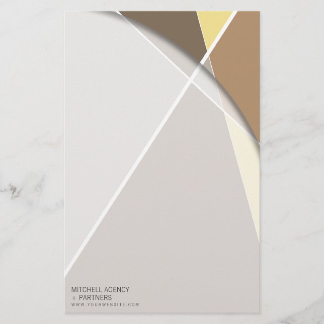 Papeterie Criss Cross Geometry Motif de style  (Devant)