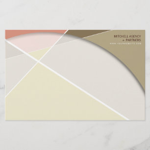 Papeterie Criss Cross Geometry Motif de style