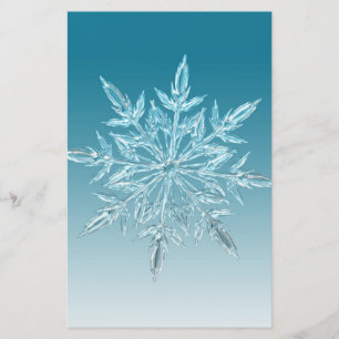 Papeterie Cristal de glace bleu