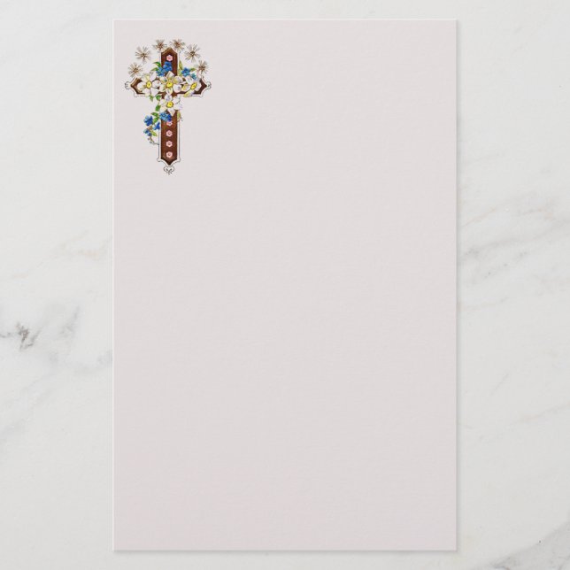 Papeterie Croix Et Fleurs (Devant)