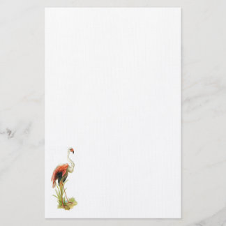 Papeterie Cru stationnaire de Flamant rose