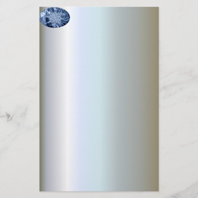 Papeterie Crystal de Snowflake (Devant)