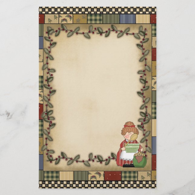 Papeterie Cuisine de grand-mère Stationnaire dessin animé am (Devant)