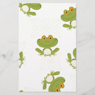 Papeterie Cute Green Frog