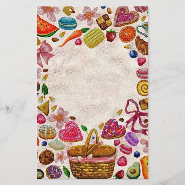 Papeterie Cute Pastry Confections Sweets (Devant)