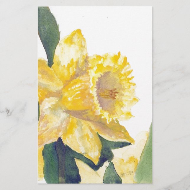 Papeterie Daffodiques de printemps (Devant)