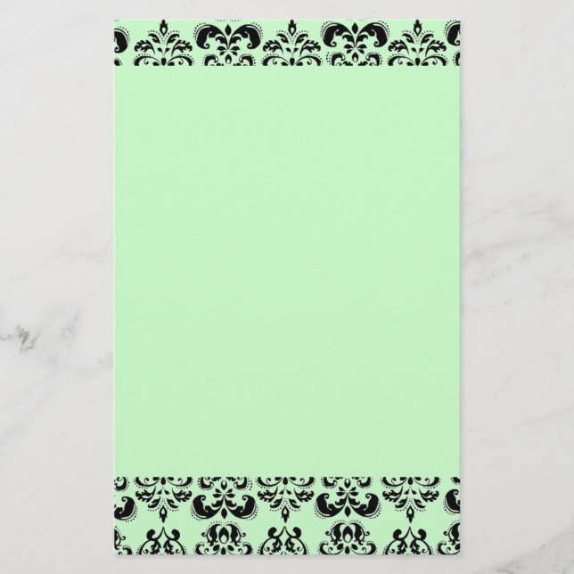 Papeterie DAMASK, vert (Devant)