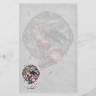 Papeterie d'ange de diable