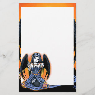 Papeterie d'art gothique de Crystal Angel