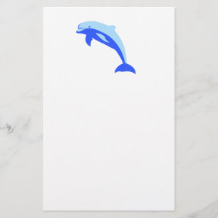 Papeterie Dauphin bleu vif Dauphin Océan Carton
