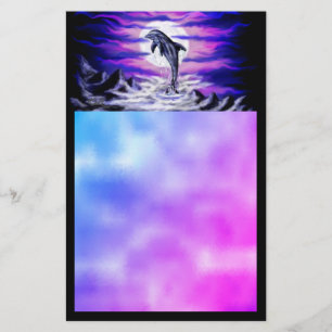 Papeterie Dauphin clair de lune