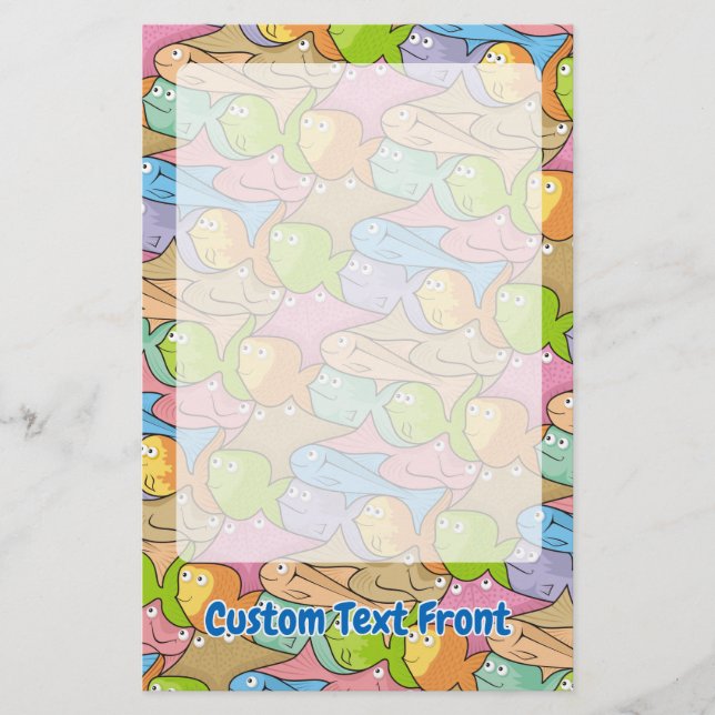 Papeterie de caricatures de poissons (Devant)