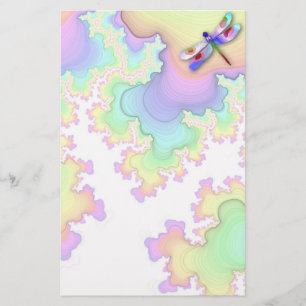 Papeterie de fractales de libellule