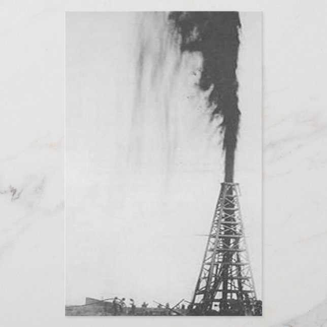 PAPETERIE DE GISEMENT DE PÉTROLE (Devant)