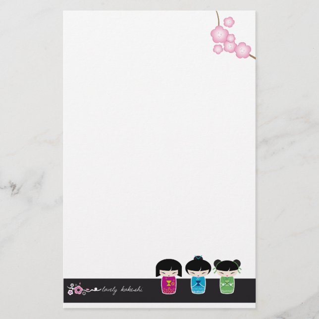 Papeterie de Kokeshi (Devant)