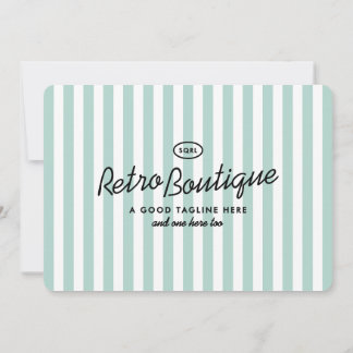 Papeterie de la carte de bureau de rayures de l'hô