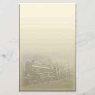 Papeterie de la gare des locomotives à vapeur amér