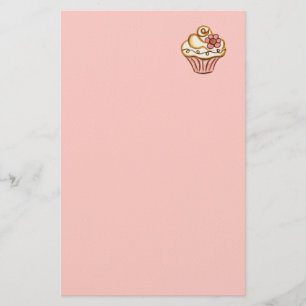 Papeterie de la pâtisserie de Cupcake