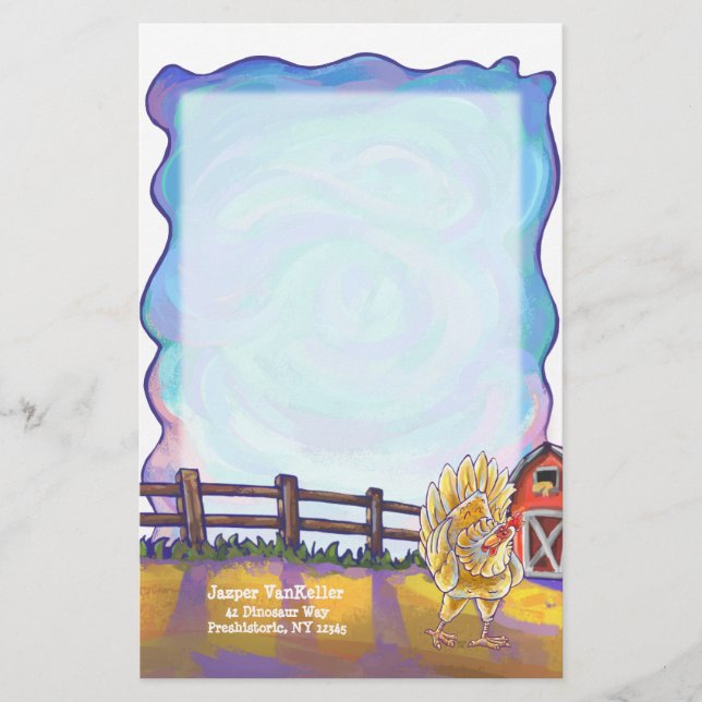 Papeterie de poulet (Devant)