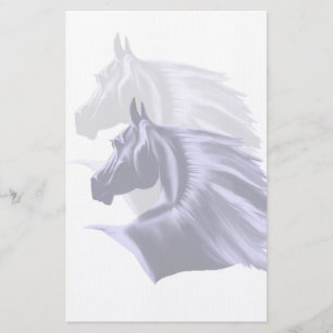 Papeterie de silhouette de cheval