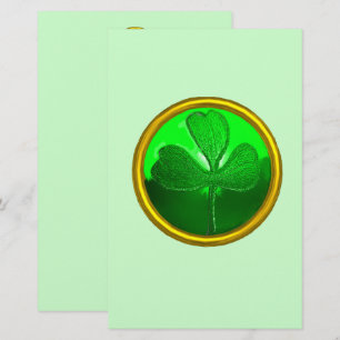 Papeterie Détail shamrock du COEUR CÉLTIQUE DE SAINT PATRICK