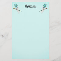 Deux mignons Fantômes Bleu Yeux Aqua Top Chapeaux 
