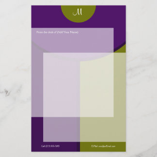 Papeterie Deux tons modernes