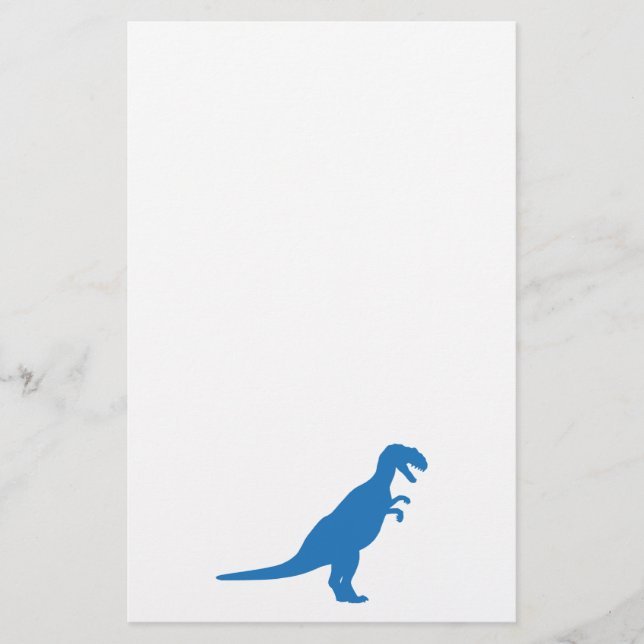 Papeterie Dinosaure bleu (Devant)