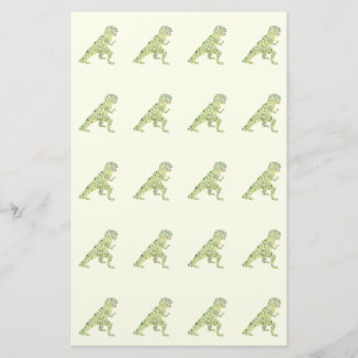 Papeterie Dinosaure en points