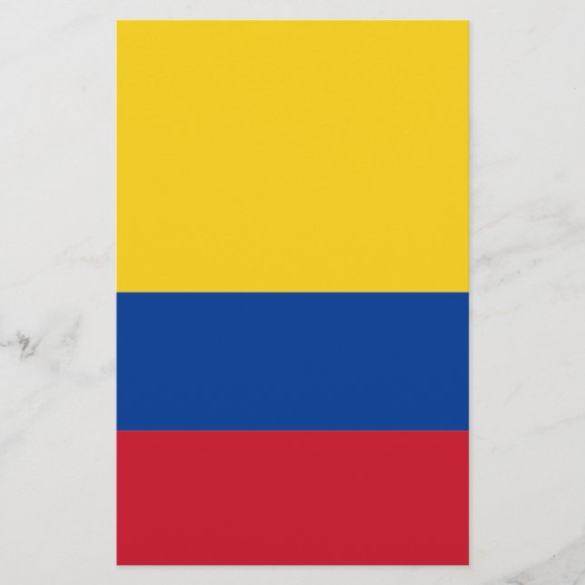 Papeterie Drapeau de la Colombie (Devant)