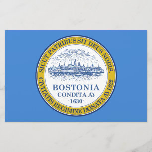 Papeterie Drapeau de la ville de Boston (Massachusetts)