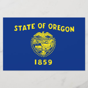 Papeterie Drapeau de l'Oregon
