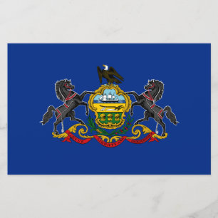 Papeterie Drapeau de Pennsylvanie