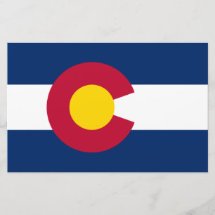 Papeterie Drapeau d'Etat du Colorado
