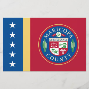 Papeterie Drapeau du comté de Maricopa (Arizona)